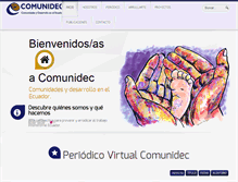 Tablet Screenshot of comunidec.org